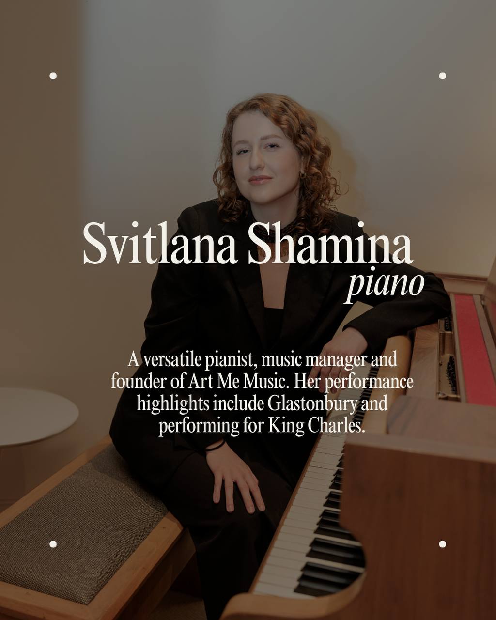 Svitlana Shamina, piano